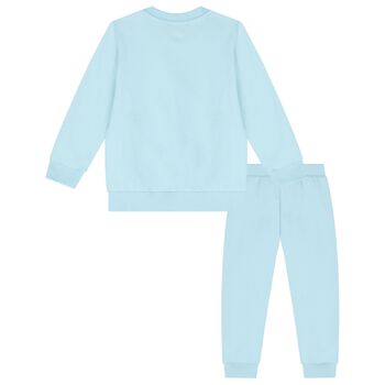 Blue Teddy Bear Logo Tracksuit