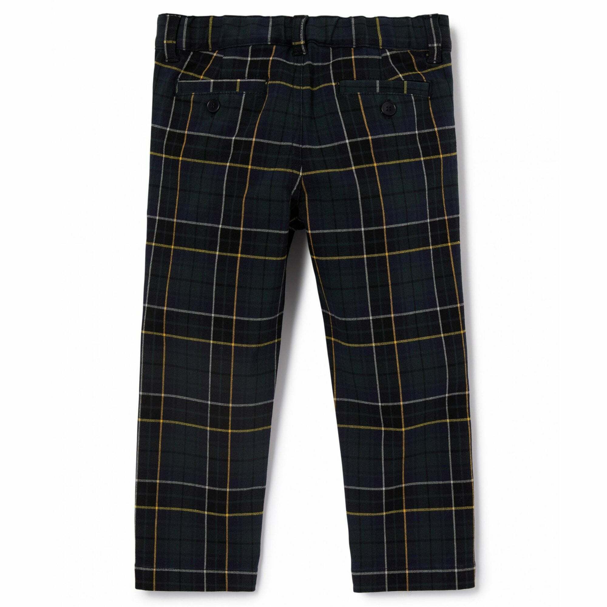 Boys cheap plaid trousers