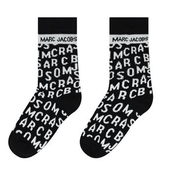 Black & White Logo Socks