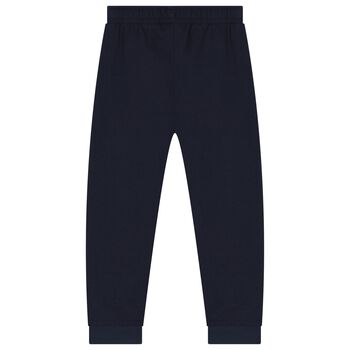 Navy Blue Logo Joggers