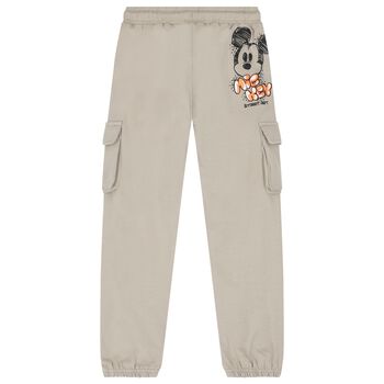 Boys Beige Disney Joggers