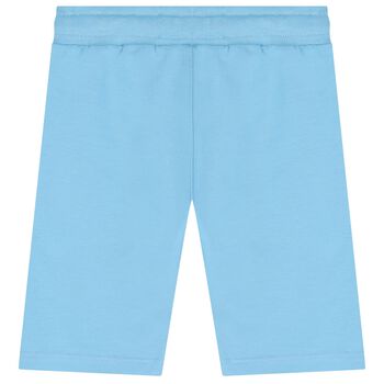 Younger Boys Blue Logo Shorts