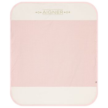 Baby Girls Pink Logo Blanket