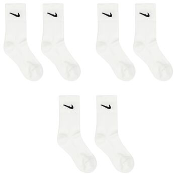 White Logo Socks ( 3-Pack )