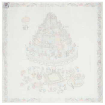 Ivory Cake Swaddle Blanket