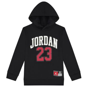 Black Jordan Hooded Top