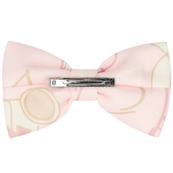 Girls Pink Bow Hairclip