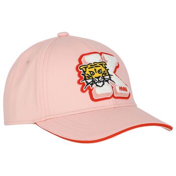 Girls Pink Tiger Logo Cap