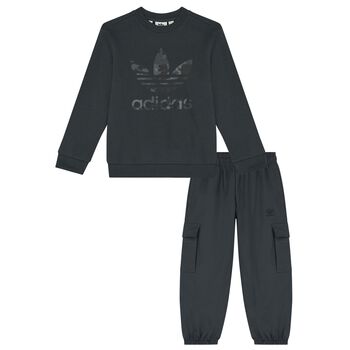 Grey Logo Tracksuit