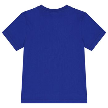 Boys Blue Polo Bear T-Shirt