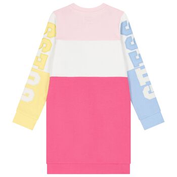 Girls Multi-Coloured Sweatshirt Dress