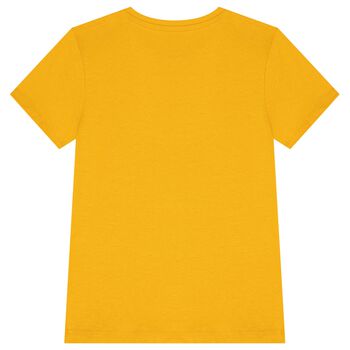 Boys Yellow Logo T-Shirt