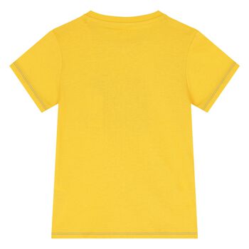 Boys Yellow Logo T-Shirt