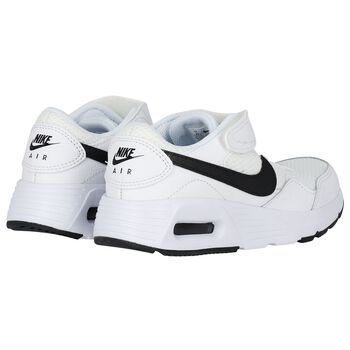 Boys White & Black Nike Air Max Trainers