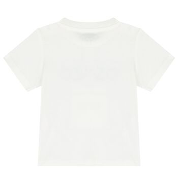 Younger Boys Ivory Logo T-Shirt