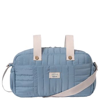 Blue Padded Baby Changing Bag