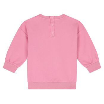 Younger Girls Pink Bag Sweatshirt
