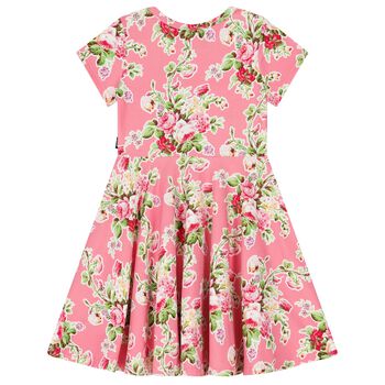 Girls Pink Floral Dress