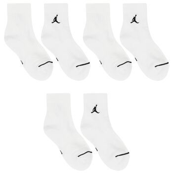 White Jumpman Logo Socks ( 3-Pack )