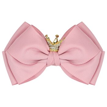 Girls Pink Bow Hairclip