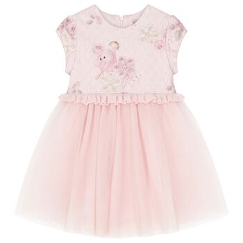 Girls Pink Ballerina Tulle Dress