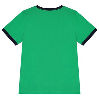 Boys Green Logo T-Shirt