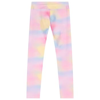 Girls Multi-Coloured Logo Leggings