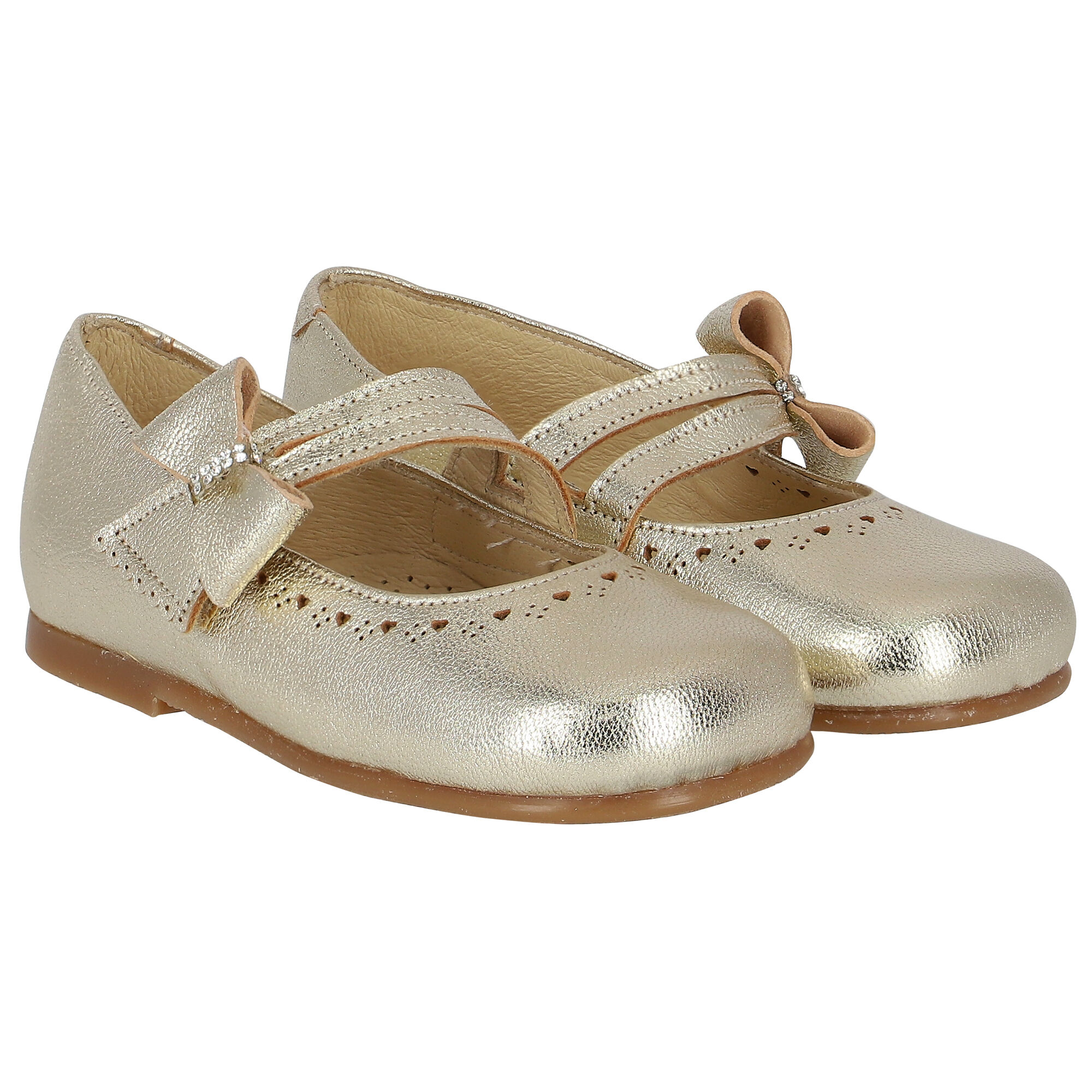 Baby gold sales shoes