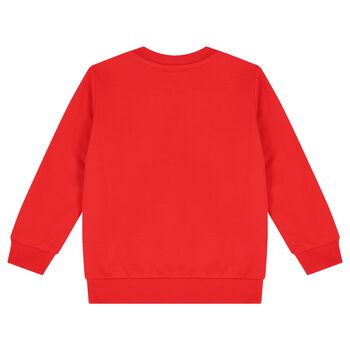 Red Teddy Bear Logo Sweatshirt