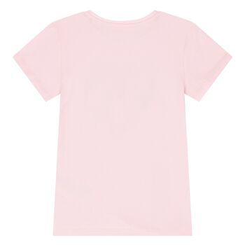 Girls Pink Logo T-Shirt