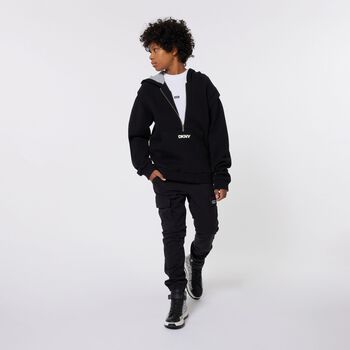 Boys Black Logo Trousers