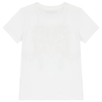 Boys White Logo T-Shirt