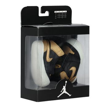 Black & Gold Air Jordan 1 Crib Bootie