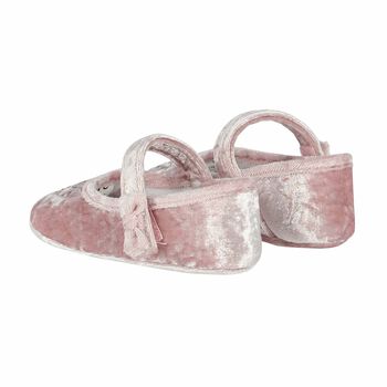 Baby Girls Pink Embellished Pre Walker Shoes