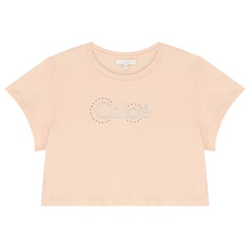 Girls Pink Logo T-Shirt