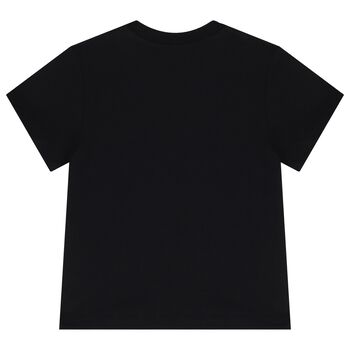 Black Teddy Bear Logo T-Shirt