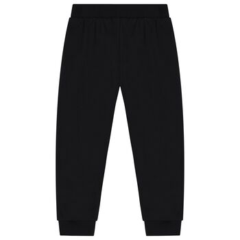 Black Teddy Bear Logo Joggers