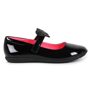 Girls Black Patent Leather Shoes