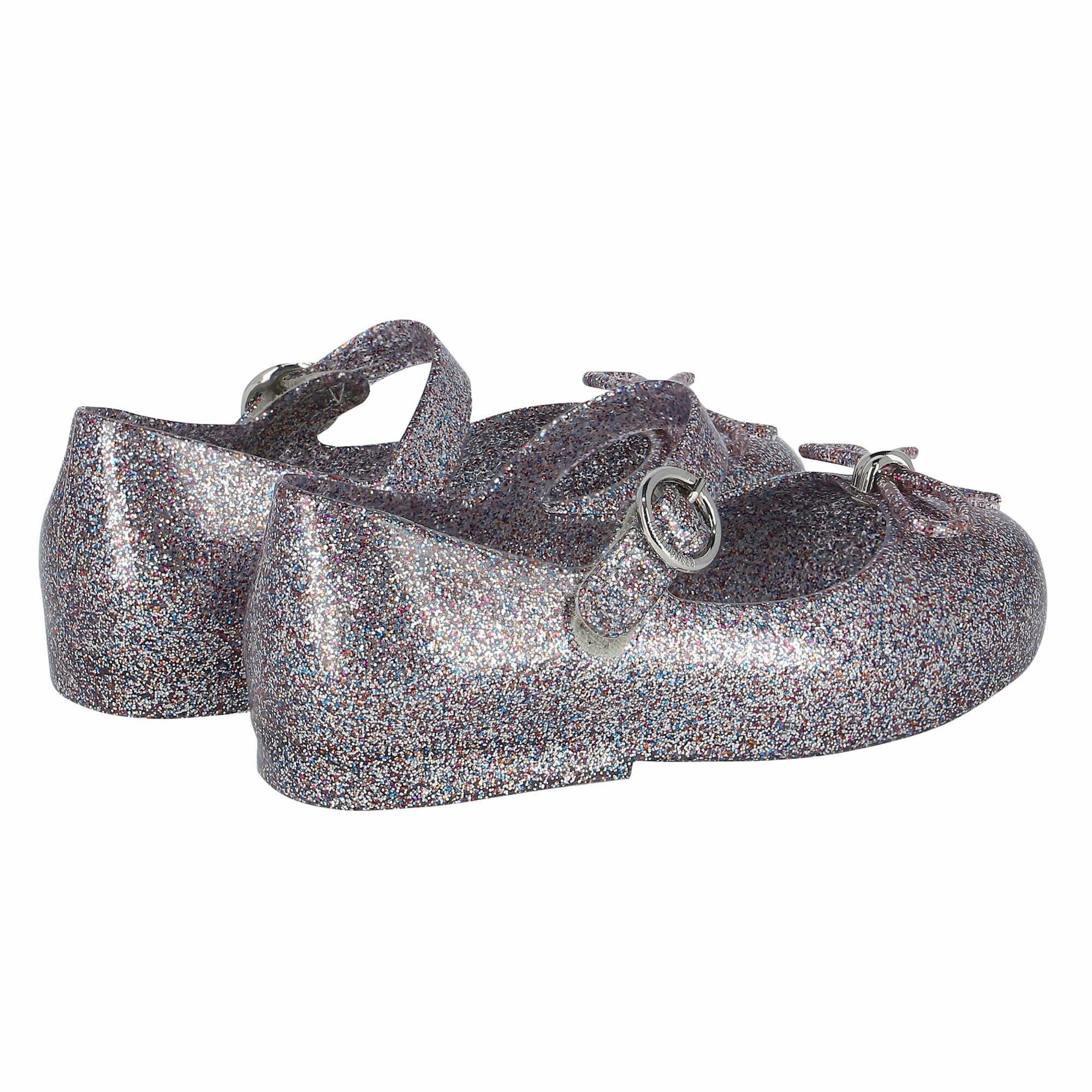 Mini melissa sale silver shoes