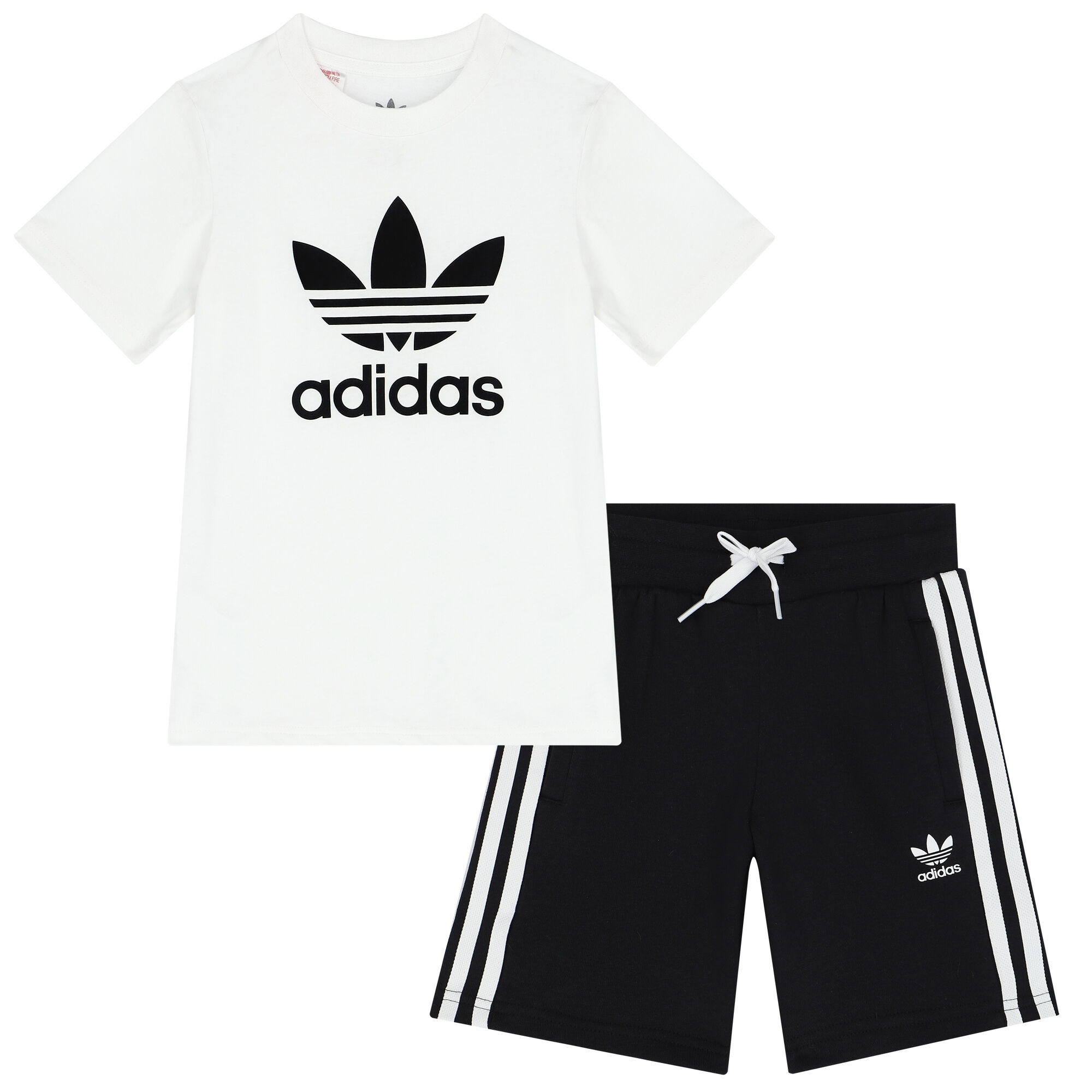 Boys white sale adidas shorts