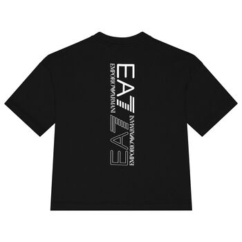 Boys Black Logo Oversized T-Shirt