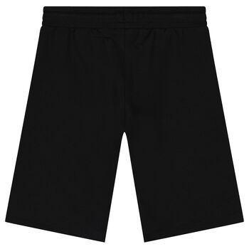 Boys Black Logo Shorts