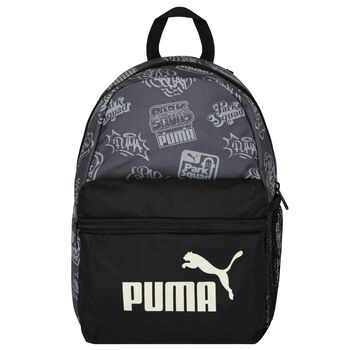 Boys Grey Logo Backpack