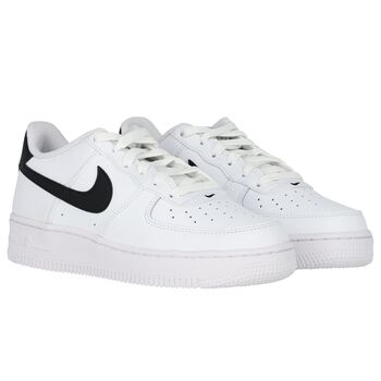 White & Black Air Force 1 Trainers