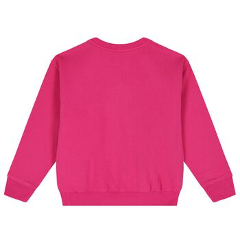 Girls Pink Polo Bear Sweatshirt