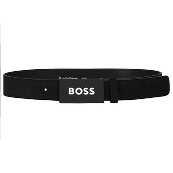 Boys Black Logo Belt