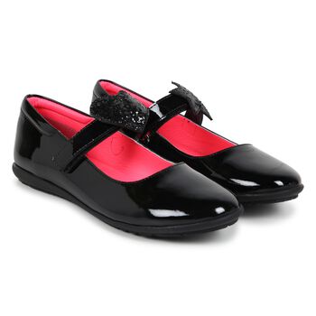 Girls Black Patent Leather Shoes