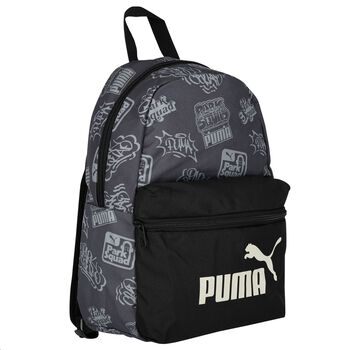 Boys Grey Logo Backpack