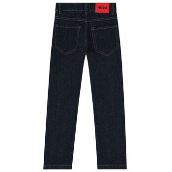 Boys Navy Blue Denim Jeans