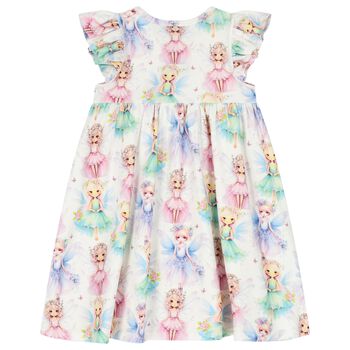 Girls Ivory Fairy Dress